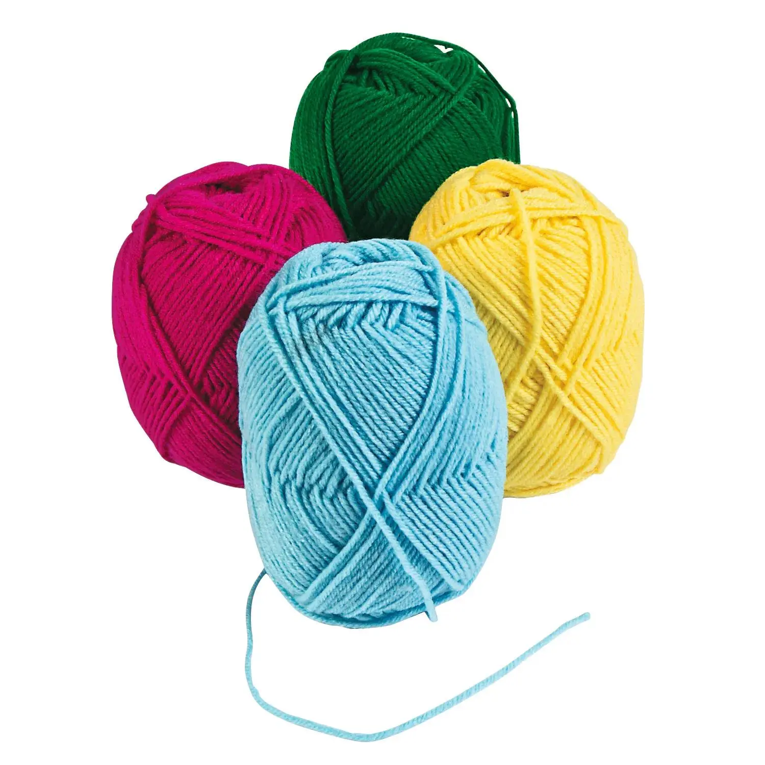 Primary Yarn - Craft Supplies - 4 Pieces