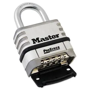 Master Lock 1174D ProSeries Stainless Steel Easy-to-Set Combination Lock Stainless Steel .31 in.