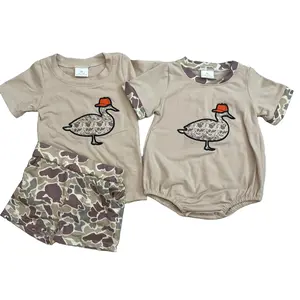 Toddler boy clothing Boy Camo outfit Summer Huning Clothes