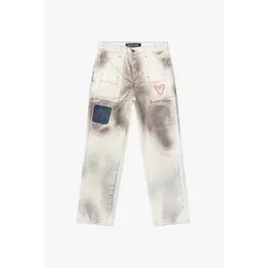 Pokno Straight Jean Dirty White