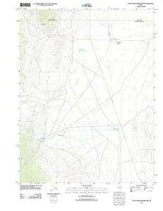 Chin Creek Reservoir Nevada USGS Topographic Quadrangle Map, 2012, 1:24000