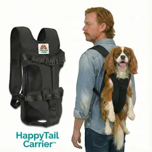 HappyTail Carrier: Pet Backpack for Small & Medium Dogs