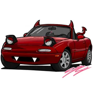 Drift Devil Waterproof Sticker