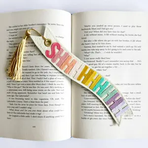 Shh… Rainbow Felt Bookmark