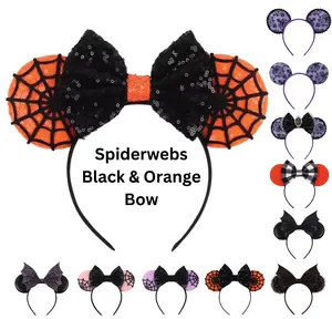 Halloween  Mouse Ears - Perfect for Theme Park visits, Parties, Dress-up, and more!
