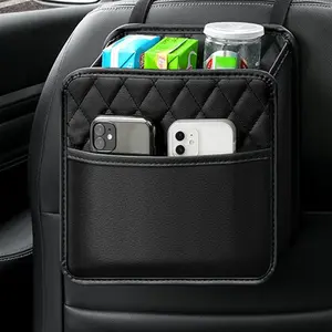 Car Seat Back Hanging Bag, Multi-pocket Bottle Bag Storage Box, Organizer Travel Tidy Pouch Pocket for Car, Office, Home, and Outing, Car Interior Accessory, Auto Interior Accessories, Car Accessories