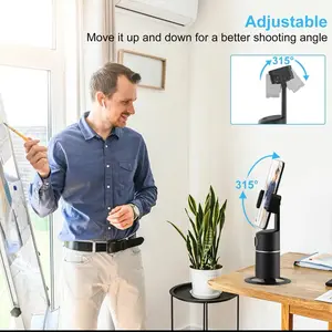 360 Rotation Face & Body Phone Ad Tripod with Auto Facing Tracking for Smartphones - Accessories rotatable car