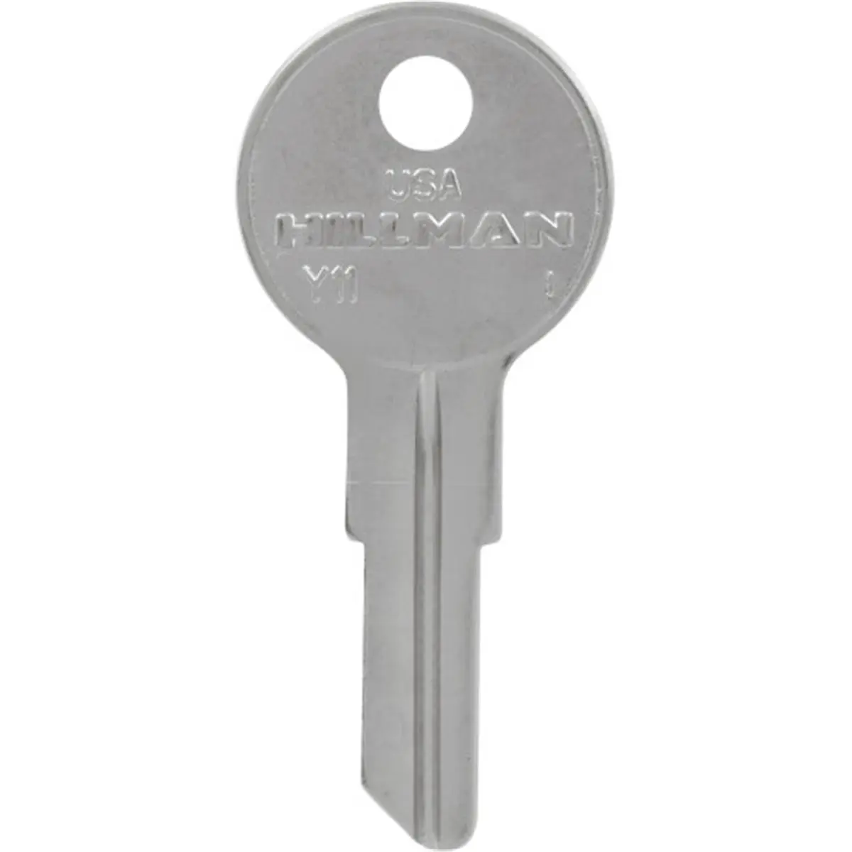 Hillman Group Yale Y11 Blank Key Form - 10-Count Replacement Keys for Padlocks, Hasps