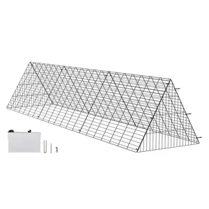 Chicken Tunnels For Yard, 118.1 X 28 X 24.2 Inches, Portable Outdoor Run Enclosure For Chickens, Ducks, And Rabbits, Easy Installation, Chicken Coop Accessory, Durable Poultry Fence Mesh System For Garden