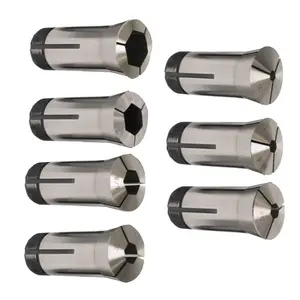7PC 5C Hex. Collet 0.0006TIR 1/4", 5/16", 3/8", 1/2", 5/8", 3/4", 7/8"