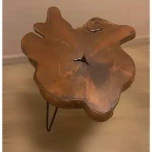 Beautiful Cypress side table Assembled