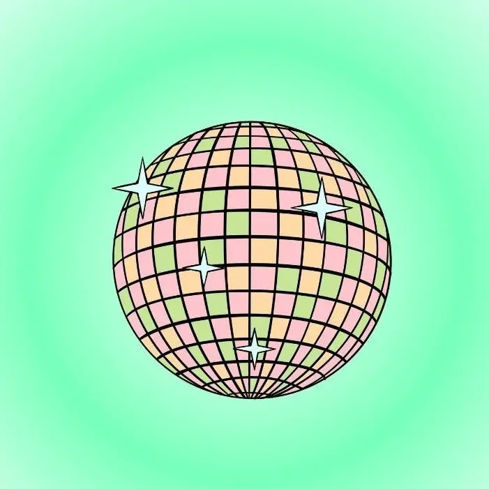 "Disco Fever" Inky Inky Glow in the Dark Temporary Tattoo