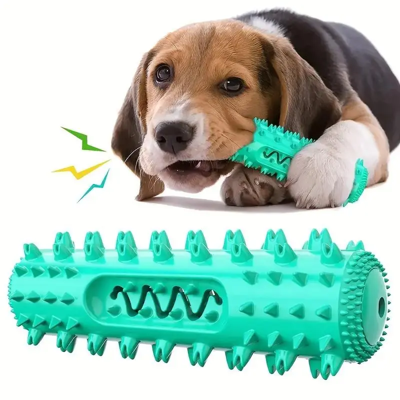 Durable Dog Toothbrush, Puppy Toothbrush, Pet Chew Toothbrush and Teething Toy, Pet Oral Care Tool, Dog Dental Sticks and Tooth-Cleaning Brush