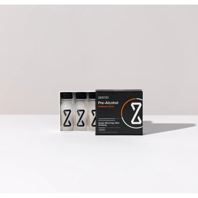 ZBiotics Pre-Alcohol Probiotic Drink (3-pack)