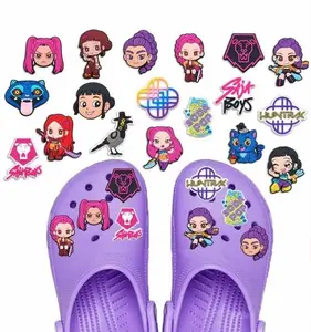 Unique Fashion Gift for Fans  Style PVC Shoe Charms Set (20PCS) | Cute Cartoon Clog Decorations | Harajuku Aesthetic Shoe Accessories |