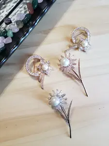 Cubic Zirconia Brooches 4 Styles To Choose From
