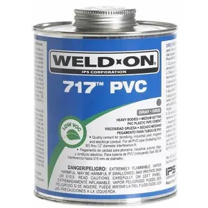 Ips Corporation 10145 1 Quart Gray 717 PVC Cement Ips Corporation 10145 1 Quart Gray 717 PVC Cement