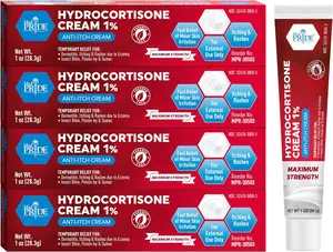 MED Pride Cream Pack of 4 X 1 Oz Anti-Itch Ointment