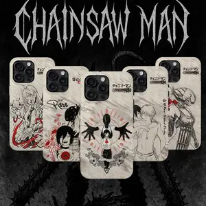 Denji x Reze Chainsaw Man Phone Case, I'll Make You Happy I'll Always Protect You Nana Osaki Girl Anime Phone Cover, Anime Manga Fans Lovers