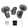 FallDealsl! Hollyland LARK Series Wireless Microphone- Portable Magnetic Mini Clip On Mic for Smartphone (iPhone & Android), Content Creator, Podcast, Vlogging, 45kHz/24bit Audio, USB Streaming Mic, Backtoschoolshopping, Contentcreator
