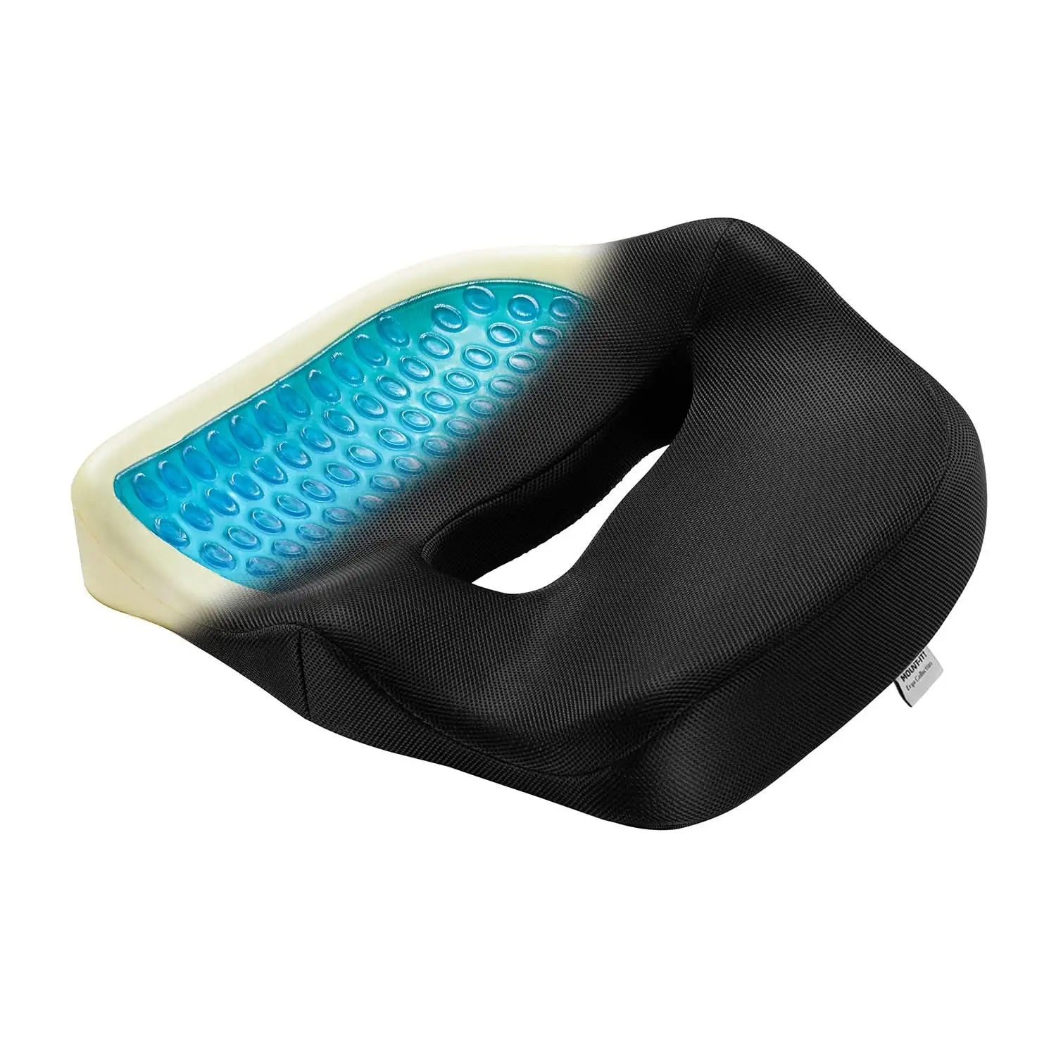 Mount-It! Ergo Collection Premium Comfort Ergonomic Seat Cushion - Good Posture Support, Office Use for Cubicle Life, Breathable Mesh Furniture Accessory, Living Room Furniture, Ergonomic Seat Cushion Living Room Furniture, Breathable Mesh Furniture Acces