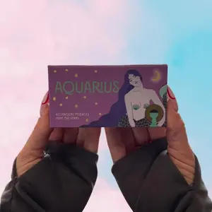 Aquarius Pocket Zodiac Cards: 40 Magical Messages from the Stars