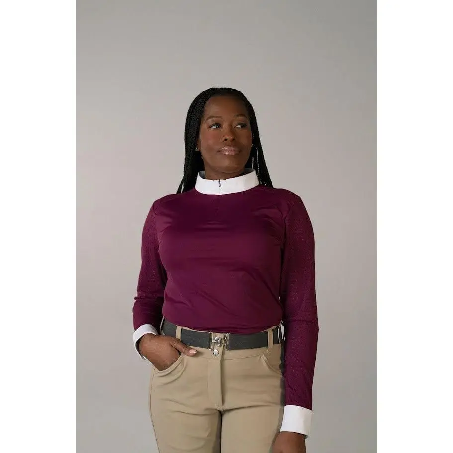 Cassidy Show Shirt | Raspberry