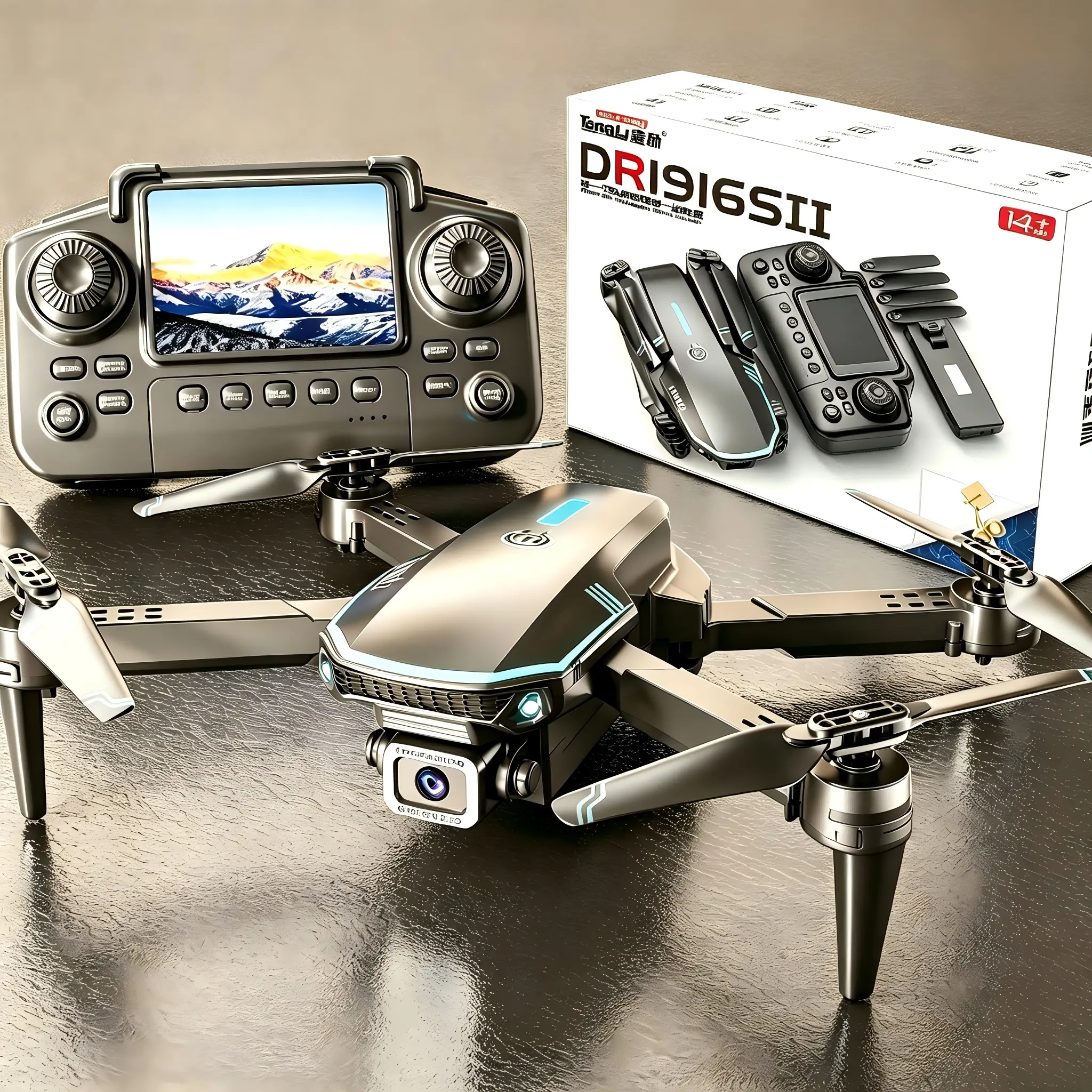 Tong Li aerial camera drone quadcopter flycam foldable dual camera RC drone auto return follow me gesture control long flight time mini drone for content creators acrobatic FPV drone long range drone