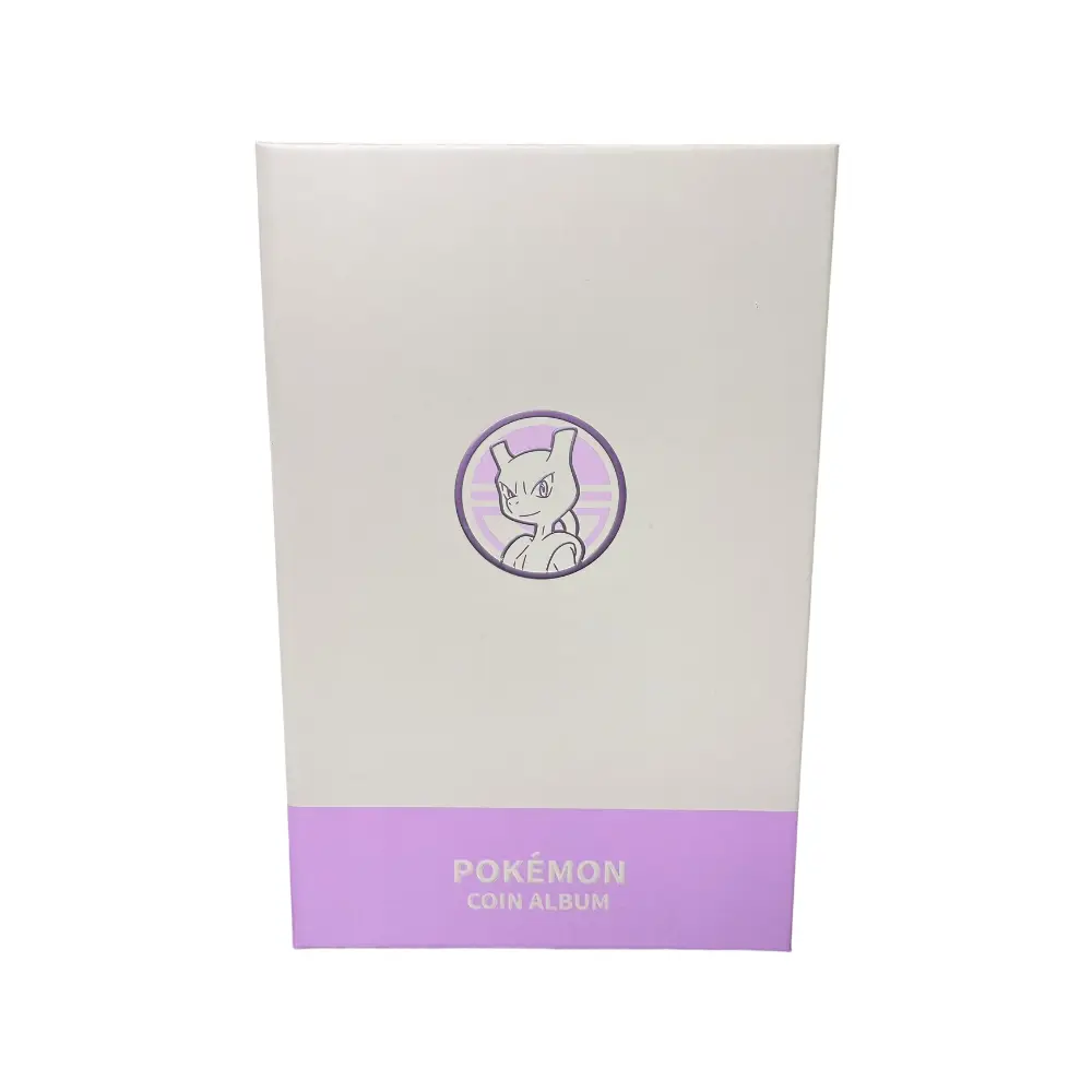 Mewtwo Pokemon Coin Album | Collectible Game Coin Storage Book Trading Coin Collection Binder