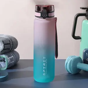 Gradient Water Bottle - Outdoor Camping Gym Suitable Holiday Gift Birthday
