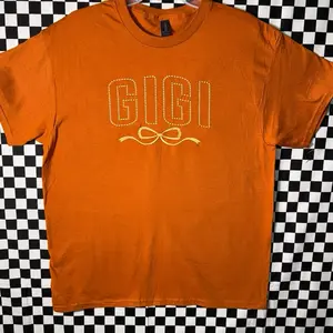 GIGI Embroidery T-shirt Short Sleeve Crewneck T-shirt Everyday Womenswear Tshirt Shortsleeve