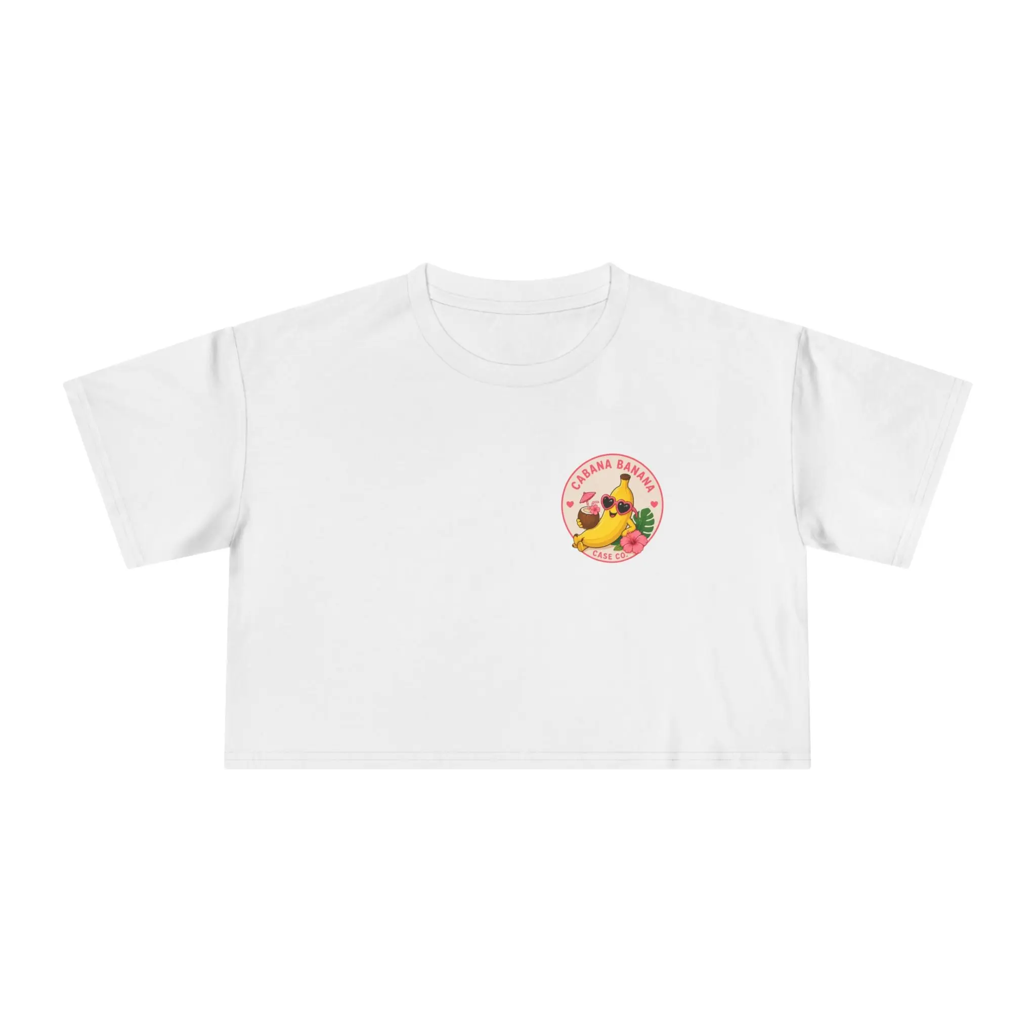 Cabana Banana- Crop Tee