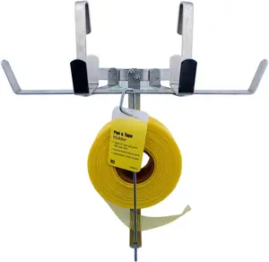 Pan & Tape Holder -  for Finishing Drywall Finishng, Holds 12. Mud Pan & Up to 500 ft. Tape