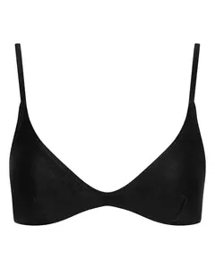 Lucy Scoop Bikini Top - Black