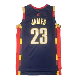 LeBron James stitched Men's Sleeveless Basketball Jersey
