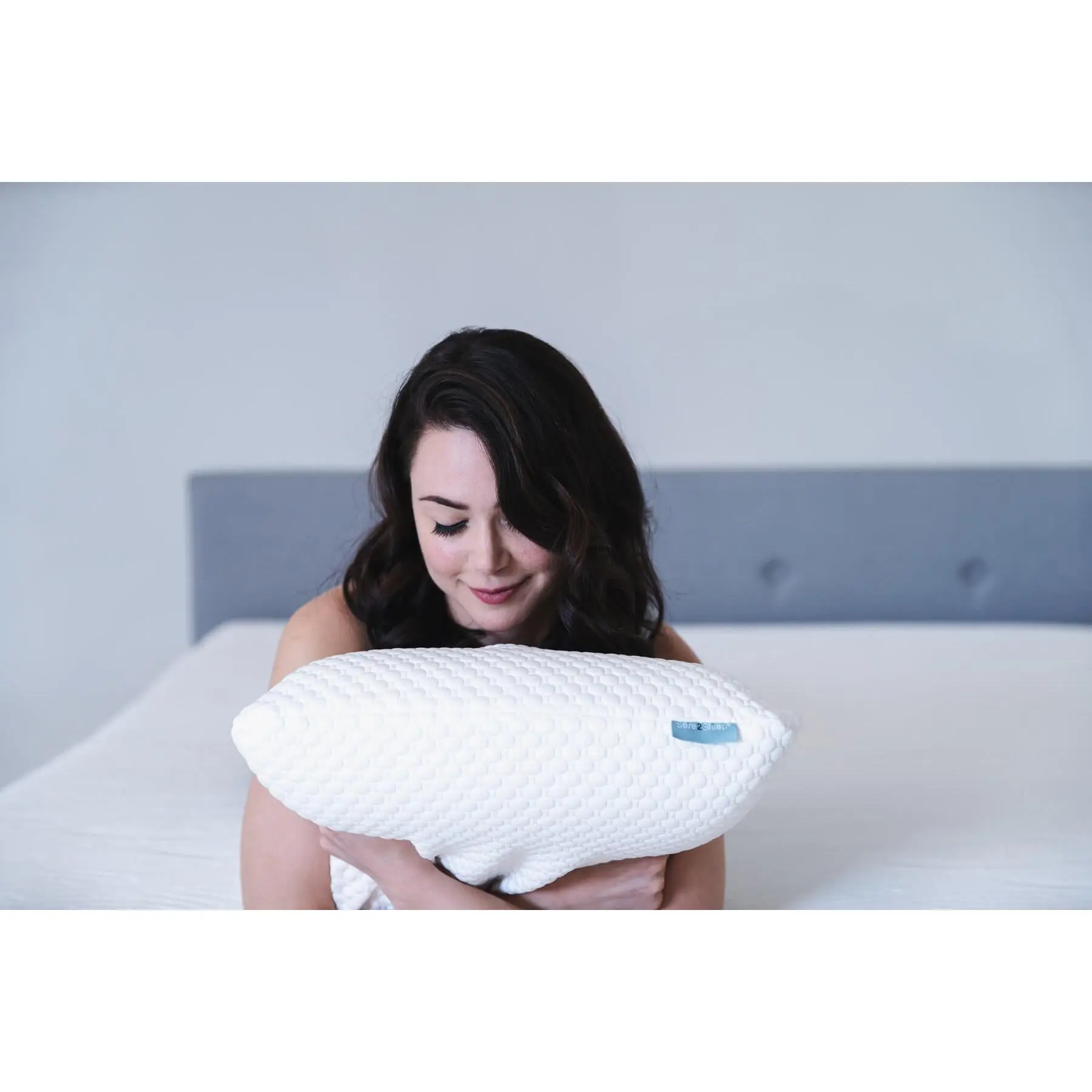 Sure2Sleep Cooling Pillow – Gel-Infused Fill, Medium Soft, Breathable & Supportive