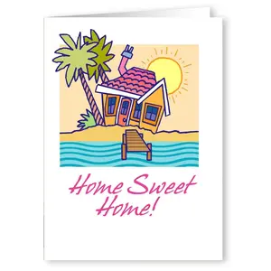 Stonehouse Collection Home Sweet Home New Address Card Pack - 18 Cards and 19 Envelopes