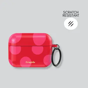 BERRY BLUSH with Fragola airpods case, cover for airpod pro 3,2. airpods gen 4 3 2 1