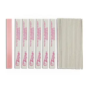 Tammy Taylor Peel 'N' Stick Clean Finish Buffer - Natural Nail Buffing File for Fingernails & Toenails - Sanitary Cloth Material - 10 Pack - Premium Quality for Salon-Quality Results