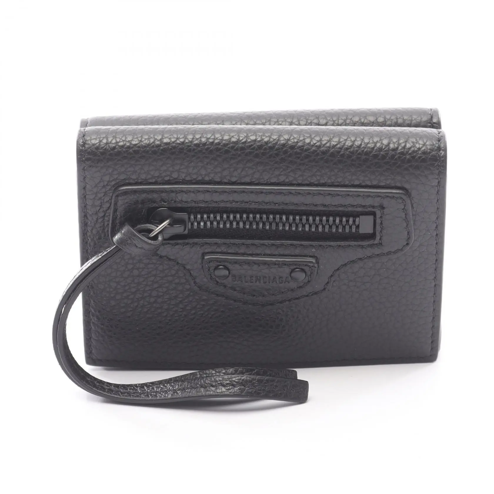 Pre-owned Balenciaga Others Small Leather Goods Classic Mini Wallet Leather Wallet