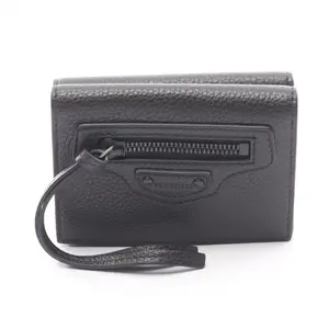 Pre-owned Balenciaga Others Small Leather Goods Classic Mini Wallet Leather Wallet