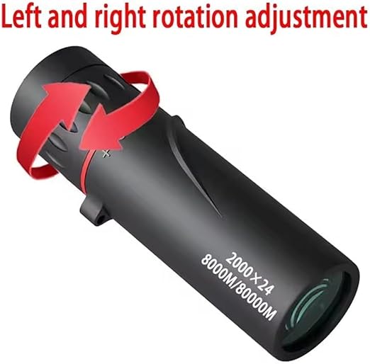 High-Power 8X Compact Monocular Telescope, Lightweight & Portable for Outdoor Adventures, Bird Watching, Hiking and Stargazing