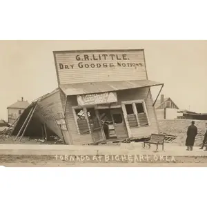 Oklahoma Tornado Damage Magnet