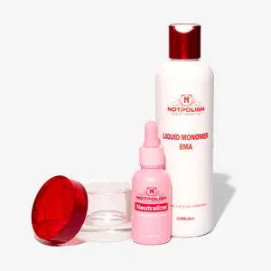 NOTPOLISH EMA MONOMER LIQUID, DAPPEN DISH, NEUTRALIZER