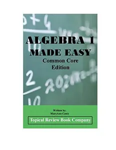 USED-Algebra 1 Made Easy : Common Core Edition by MaryAnn Casey (Paperback)