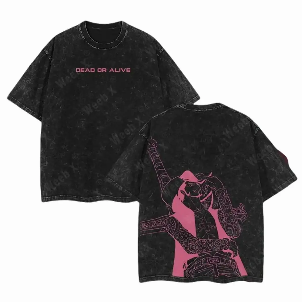 Weeb X Dracule Mihawk One Piece Tee – Vintage Washed Oversized T-Shirt featuring the World's Strongest Swordsman. Premium Cotton, Bold Anime Graphic, Perfect for Fans, Casual Streetwear subtle  anime  merch anime merch Clothes Menswear 3PP
