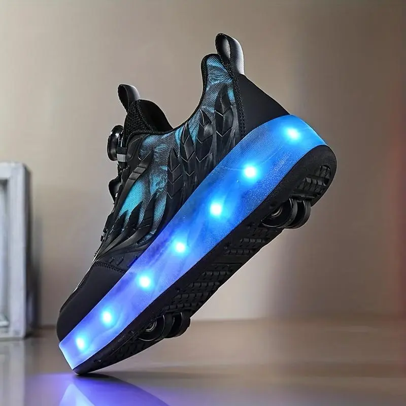 ComfyDetachableWheelSkateFashionRollerShoesWithRotatingBuckleForOutdoor ComfyDetachableWheelSkateFashionRollerShoesWithRotatingBuckleForOutdoor