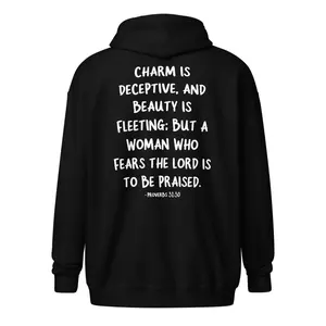 Virtue Over Hype Zip Hoodie