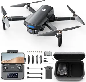Holy Stone GPS Drone with 4K UHD Camera; HS360S 249g Foldable FPV RC Quadcopter with 10000 Feet Control Range, Brushless Motor, Follow Me, Smart Return Home, 5G Transmission