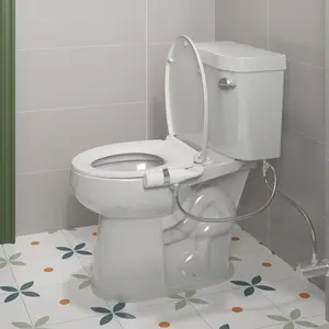 Bidet Attachment for Toilet, Non-Electric Self-Cleaning Dual Nozzle Toilet Bidet, Cold Water Sprayer with Adjustable Pressure, Portable Bidet Bottle for Women, Elderly, Postpartum Care,